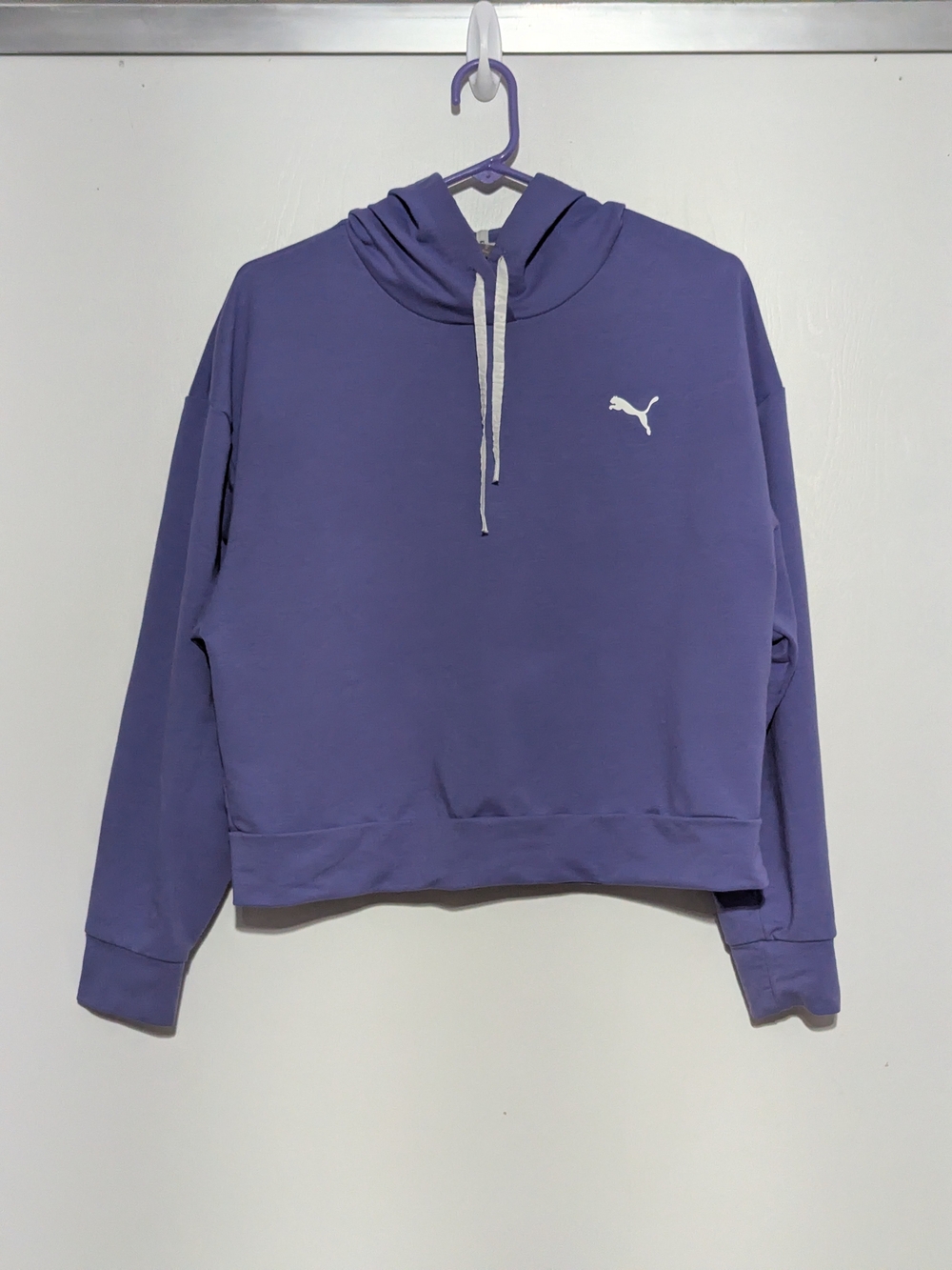 Puma Women's Lavender Hoodie Sweatshirt